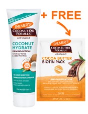 Coconut Hydrate Firming Lotion 250ml + Biotin Pack