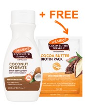 Coconut Hydrate Body Lotion 250ml + Biotin Pack