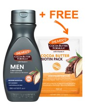 Cocoa Butter Formula Men’s Lotion 250ml + Biotin Pack