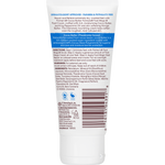 Back view of a tube of Palmer's Cocoa Butter Formula foot cream with text and branding.